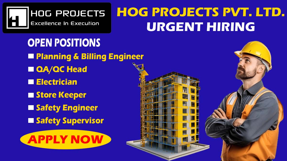 Hog Projects Pvt. Ltd. Urgent Hiring